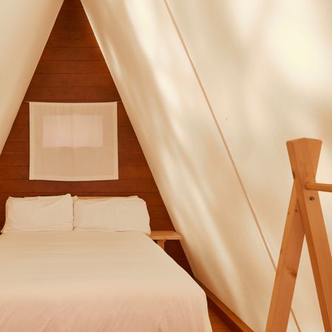 Tente en toile et en bois 2 personnes - Tente Breña - 12m²