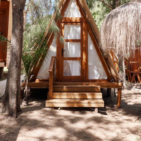 Tente en toile et en bois 2 personnes - Tente Breña - 12m²