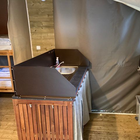 Glampingtent 5 personen - LODGE - 2 slaapkamers