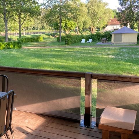 TENTE TOILE ET BOIS 5 personnes - Lodge en bois KENYA - 2 chambres