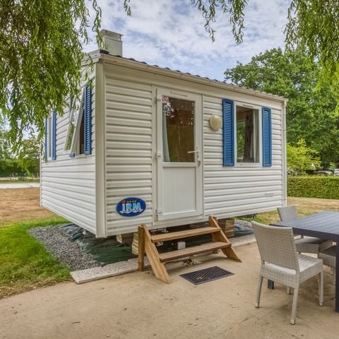 Mobilheim 2 Personen - Cabanon- ohne Sanitäranlagen Bettwäsche + Pflegeset inbegriffen