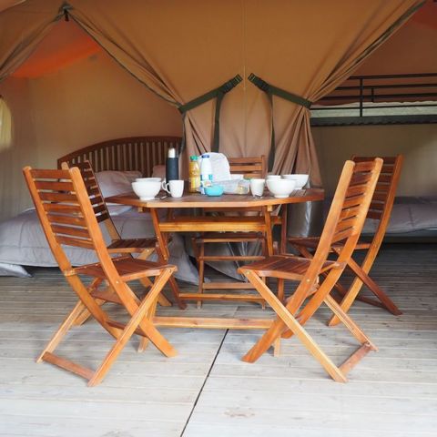 LODGE 6 people - Victoria Lodge - without sanitary facilities Bed linen + cleaning kit included