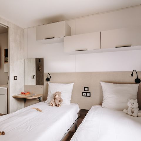 Stacaravan 4 personen - Cottage PREMIUM 2 slaapkamers