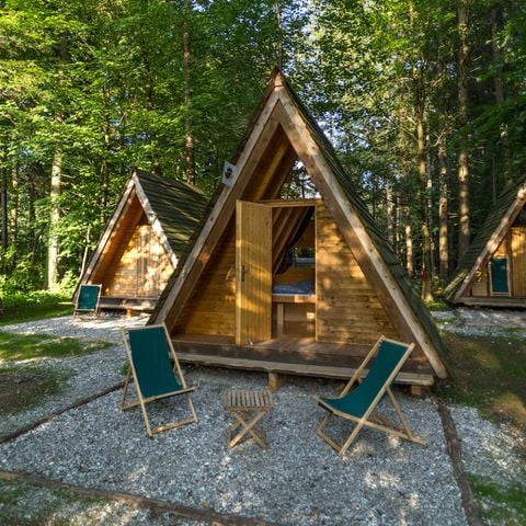 SISTEMAZION ATIPICHE 3 persone - Capanna Glamping Letto nella foresta