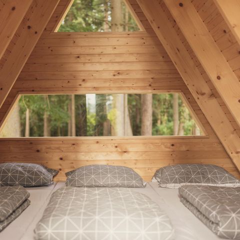 SISTEMAZION ATIPICHE 3 persone - Capanna Glamping Letto nella foresta