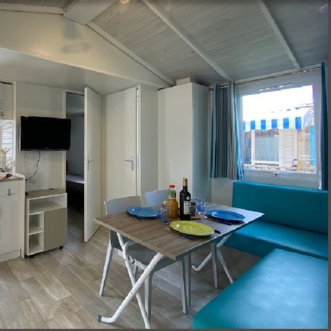 Mobilheim 4 Personen - PREMIUM - 32m² - 2 Schlafzimmer + Terrasse