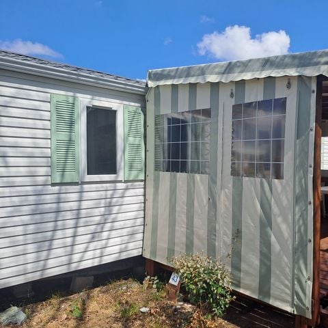MOBILHOME 6 personas - CONFORT - 32m² - 3 habitaciones + terraza