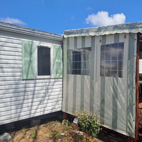 Stacaravan 6 personen - CONFORT - 32m² - 3 kamers + terras