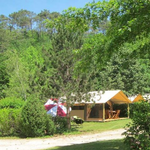 Safarizelt 5 personen - Lodge VICTORIA 30m² - Luxusausführung (Samstag bis Samstag)