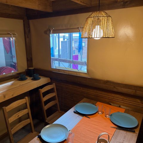 Canvas and wooden tent 3 persons - LODGE LA BOHEME