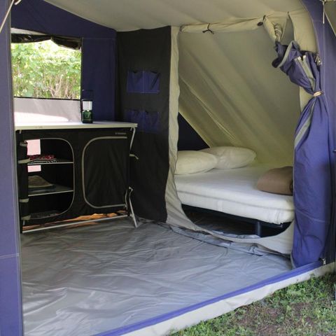 TENDA DA CAMPEGGIO 4 persone - Tenda Tribu - 2 camere da letto - Senza servizi igienici