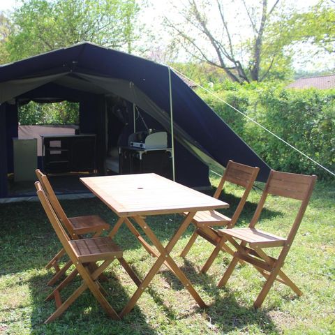 TENDA DA CAMPEGGIO 4 persone - Tenda Tribu - 2 camere da letto - Senza servizi igienici