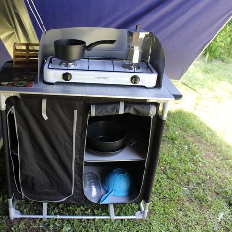 TENTE 4 personnes - Tente Tribu - 2 chambres - Sans sanitaire