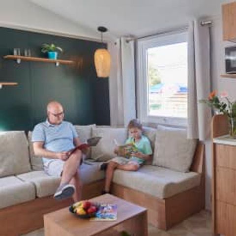 MOBILHOME 4 personnes - Elégance 2 chambres (4 pers) terrasse