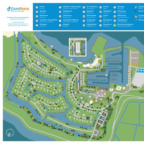 Kampeerplaats - Comfort aan het water