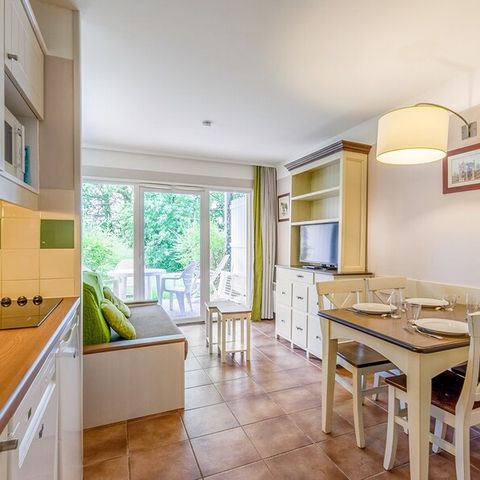 ESTUDIO 3 personas - Estudio - 1 alcoba - Terraza o balcón - Nivel jardín - Barrio Quartier de Hameau