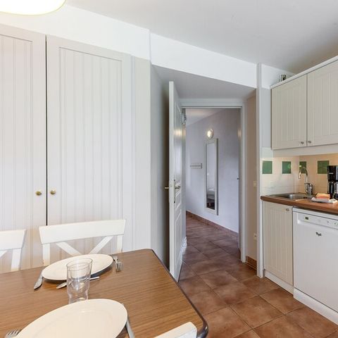 Estudio 3 personas - Estudio - 1 alcoba - Terraza o balcón - Nivel jardín - Barrio Quartier de Hameau