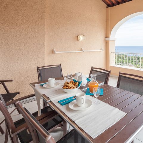 APARTMENT 6 people - - 1 bedroom + 1 sleeping alcove - Terrace - Sea view