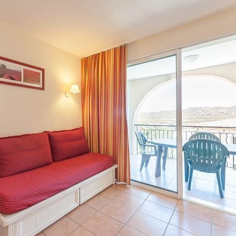STUDIO 4 people - Studio 4 people - 1 sleeping area - Terrace or balcony