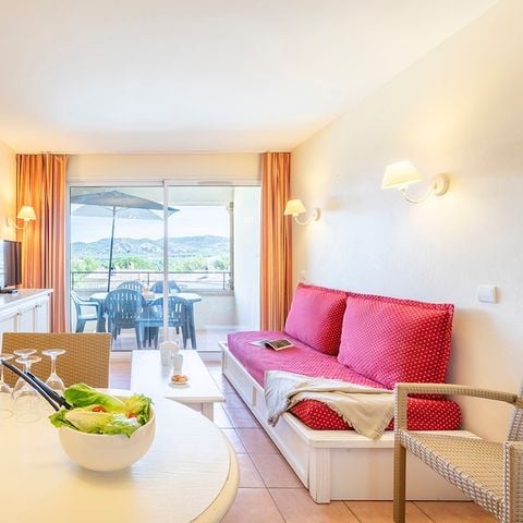 Appartement 6 personen - Appartement voor 6 personen - 1 slaapkamer + 1 slaapgedeelte - Terras of balkon