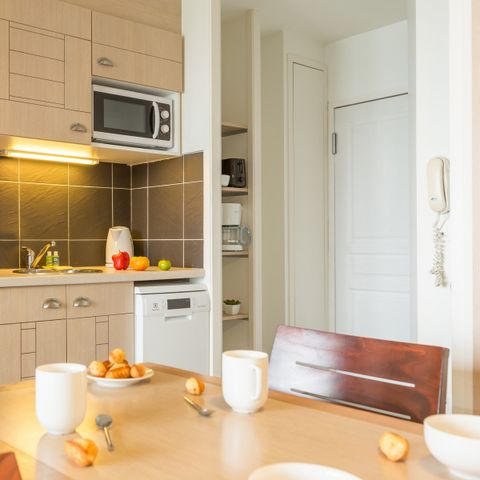 Studio 4 persons - Studio - 1 sleeping alcove - Sea view