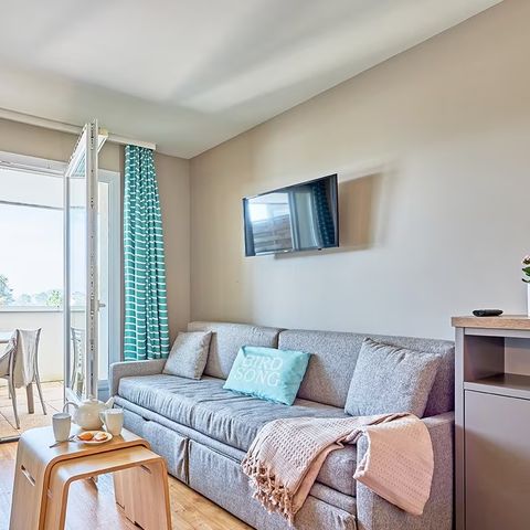 Wohnung 5 personen - - 1 Schlafzimmer - Terrasse oder Balkon - Waldblick - Renoviert