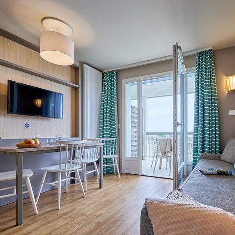 Appartamento 4 persone - 1 camera da letto - Terrazza o balcone - Vista Bocage - Ristrutturato