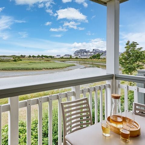 Apartement 4 Personen - 1 Schlafzimmer - Terrasse oder Balkon - Blick auf Heckenlandschaft - Renoviert