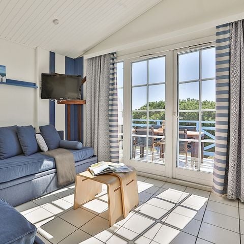 APPARTEMENT 6 personnes - - 1 chambre + 1 alcôve - Terrasse ou balcon - Quartier Village de Golf