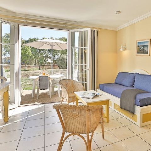 Bungalow 8 Personen - - 2 Schlafzimmer + 1 Schlafalkoven - Terrasse - Duplex - Stadtviertel Domaine du Moulin