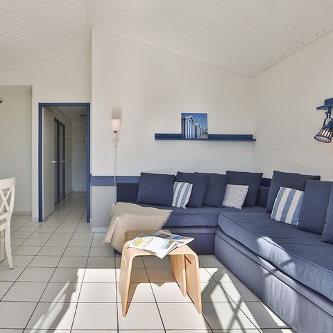 Apartement 6 Personen - - 1 Schlafzimmer + 1 Schlafalkoven - Terrasse oder Balkon - Stadtteil Village de Golf