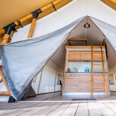 Safarizelt 6 Personen - Glamping-Zelt Luxus am Strand