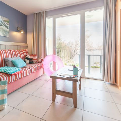 Piso 3 personas - - 1 habitación - Terraza o balcón - Vistas al mar