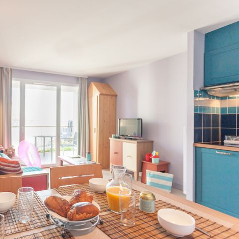 Piso 4 personas - - 1 habitación - Terraza o balcón - Vistas al mar