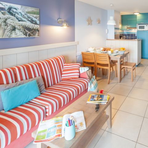 APPARTEMENT 4 personnes - 1 chambre - Terrasse ou balcon - Vue mer ouverte - Front de mer