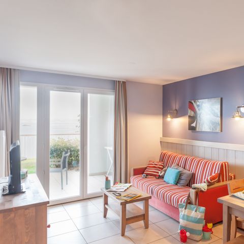 Apartment 4 persons - - 1 bedroom - Terrace or balcony - Open sea view - Seafront