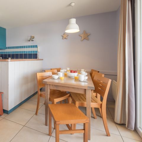 Appartement 6 personen - - 1 bedroom + 1 sleeping alcove - Terrace or balcony - Open sea view  - Seafront