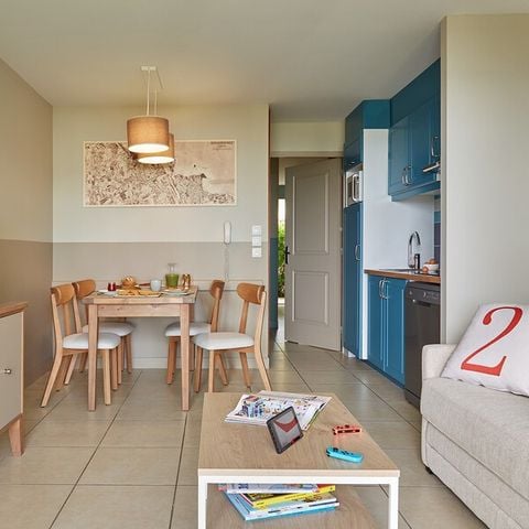 Appartement 4 personnes - 1 chambre - Terrasse ou balcon - Vue sur la mer