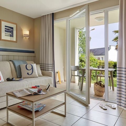 Appartement 4 personnes - 1 chambre - Terrasse ou balcon - Vue sur la mer