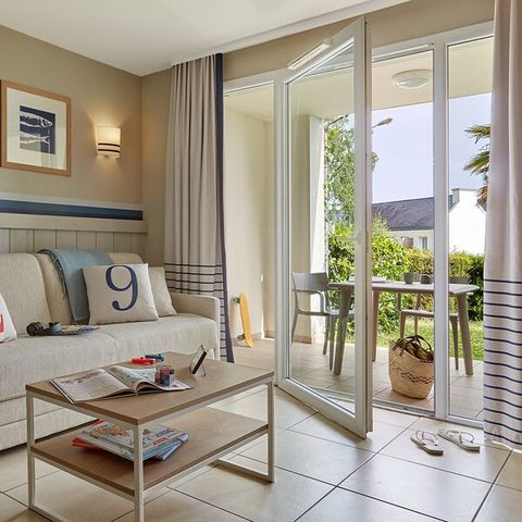 Wohnung 4 personen - 1 Schlafzimmer - Terrasse oder Balkon - Meerblick