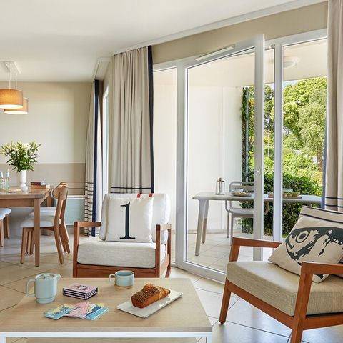 Appartement 6 personen - 1 bedroom - 1 sleeping - Alcove - Terrace or balcony - Sea view