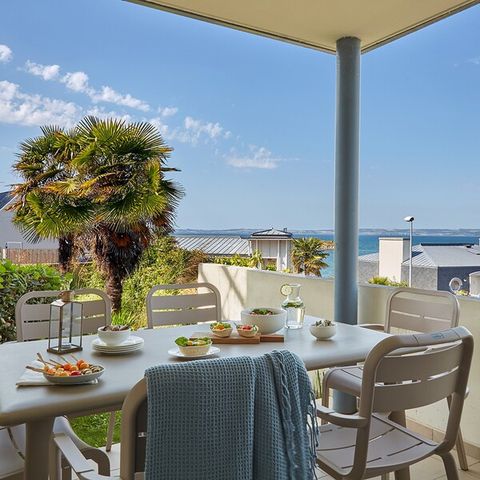 Appartement 6 personen - 1 bedroom - 1 sleeping - Alcove - Terrace or balcony - Sea view