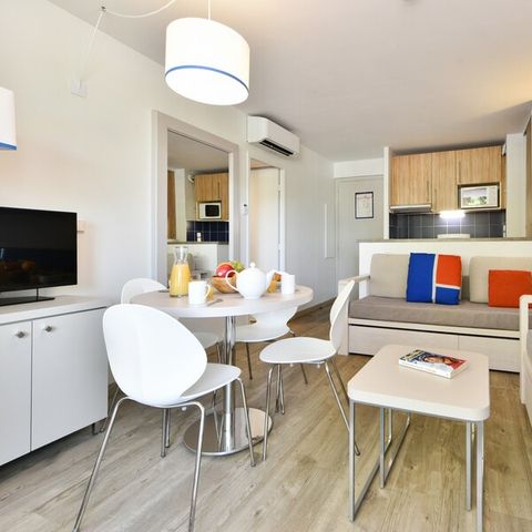 Studio 4 persons - Studio - 1 sleeping alcove - Terrace - Air conditioned