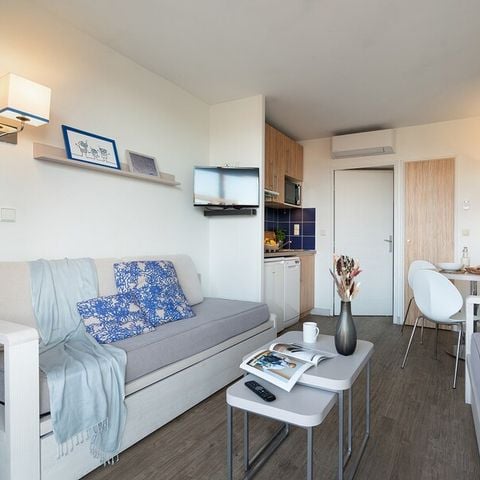 APARTEMENTO 4 personas - - 1 dormitorio - Bañera de hidromasaje - Terraza - Aire acondicionado - Vista al puerto