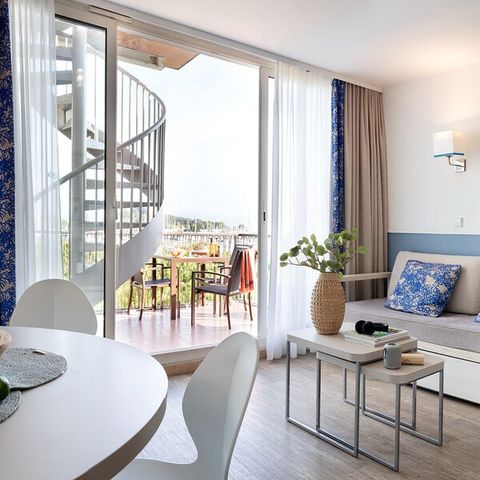 Appartement 6 personen - - 1 bedroom + 1 sleeping alcove - Hot tub - Terrace - Air conditioned - Port View