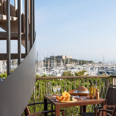 Appartamento 6 persone - - 1 camera da letto + 1 alcova - Vasca idromassaggio - Terrazza - Aria condizionata - Vista sul porto
