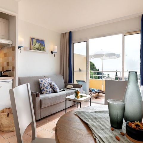 Studio 4 persons - 1 sleeping area - Balcony - Sea view - Air-conditioned