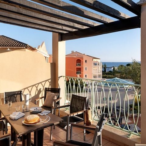 APPARTEMENT 6 personnes - Appartement 6 personnes - 1 chambre + 1 coin nuit - Terrasse ou balcon - Vue mer
