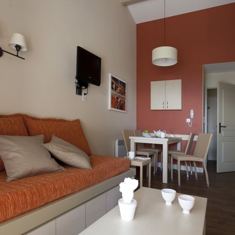 APARTEMENTO 6 personas - - 1 habitación + 1 alcoba - Terraza o balcón