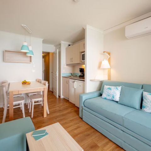 STUDIO 4 people - Studio - 1 sleeping alcove - Air-conditioned - Terrace or balcony - Sea view